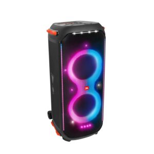 JBL Partybox 110, Wireless Bluetooth Party Speaker, 160W Monstrous Pro Sound, Dynamic Light Show, Upto 12Hrs Playtime, Built-in Powerbank, Guitar & Mic Input, PartyBox App, Splashproof (Black)